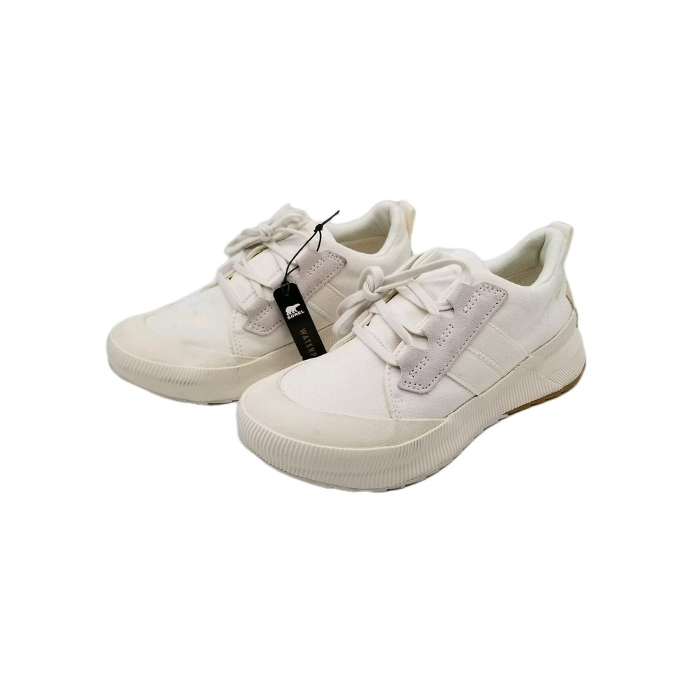 Sorel Women's Out N About‎ III Low Sneakers Sz 7.5 Sea Salt Comfort Walking